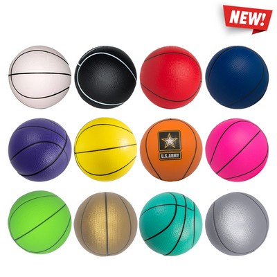 2.5" Basketball Squeezies® Stress Reliever